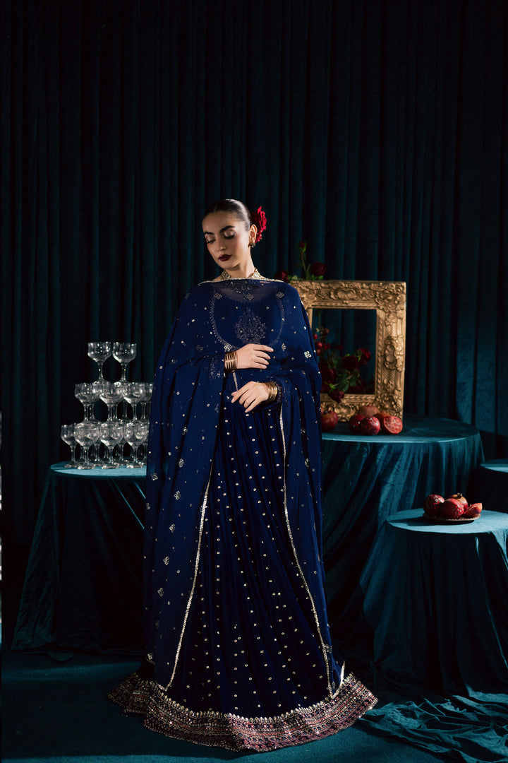 Azra 3Pc - Velvet Formal Dress