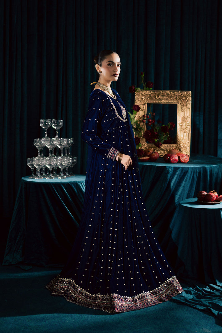 Azra 3Pc - Velvet Formal Dress