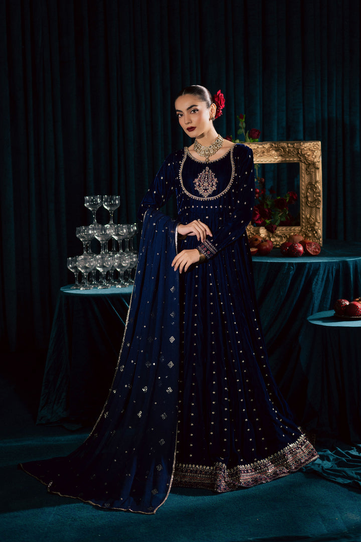 Azra 3Pc - Velvet Formal Dress
