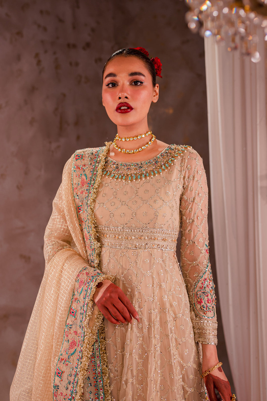 Kallidar Frock 3Pc - BATIK