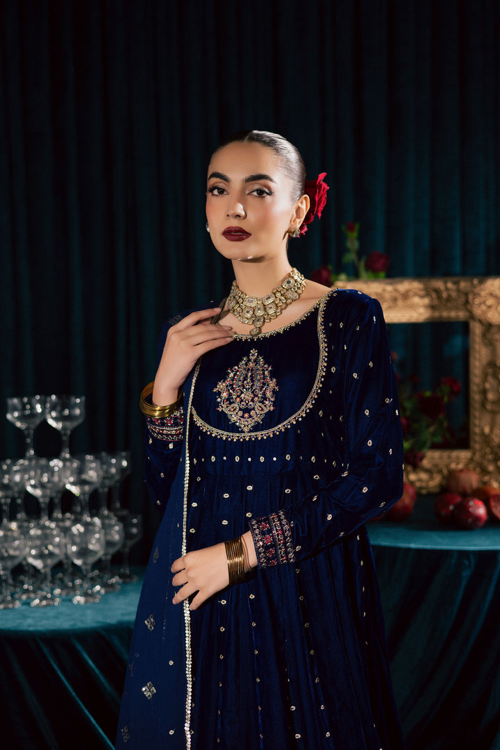 Azra 3Pc - Velvet Formal Dress