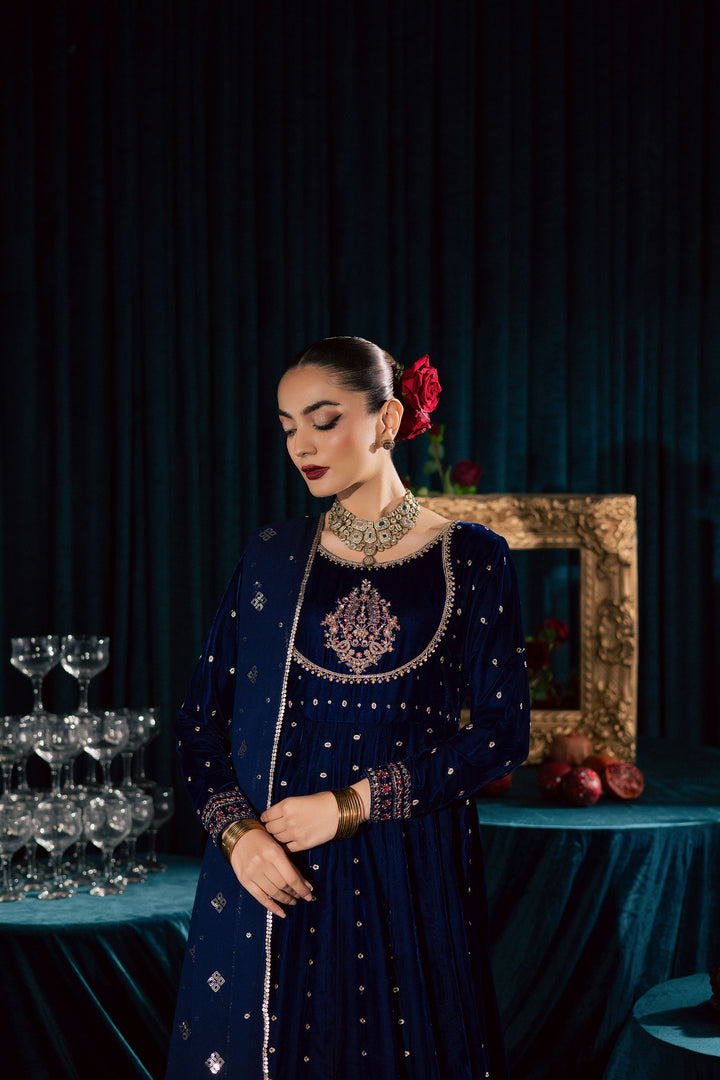 Azra 3Pc - Velvet Formal Dress