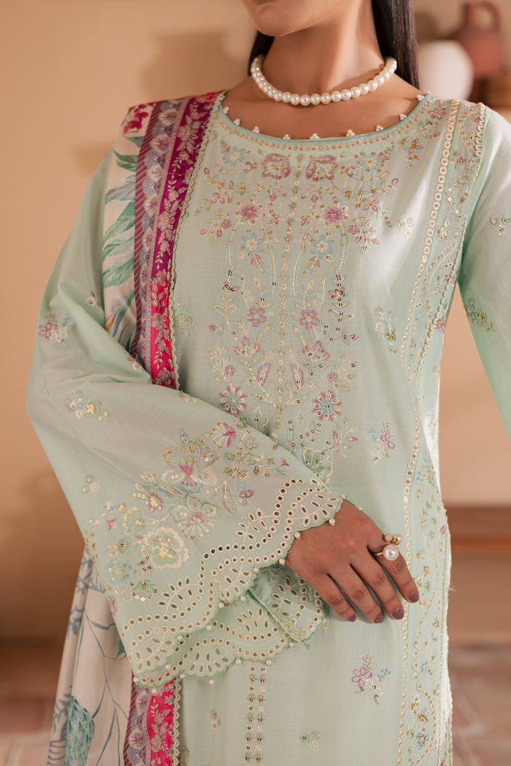 Miya 3Pc - Embroidered Lawn Dress