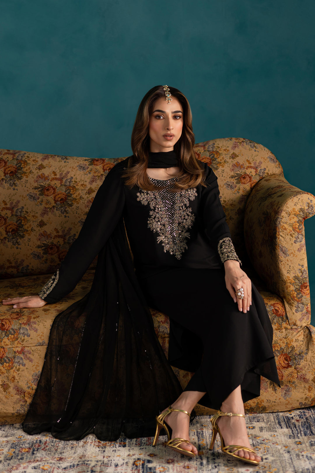 Night Tulip 3Pc - Georgette Luxe Pret