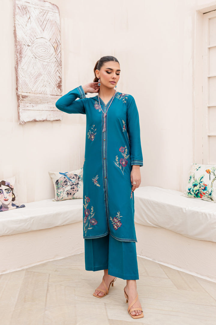 Jordy 2Pc - Embroidered Lawn Dress - BATIK