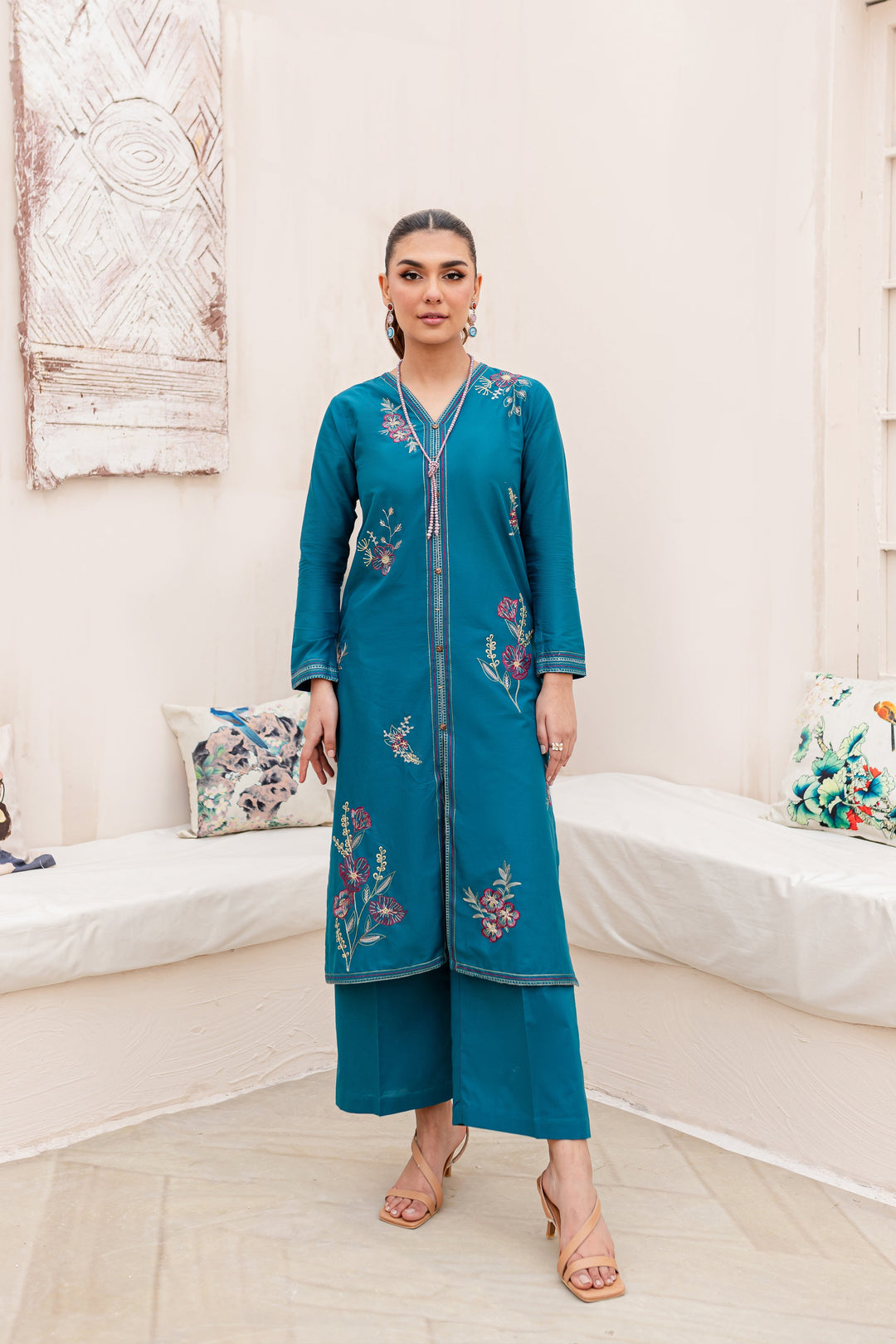 Jordy 2Pc - Embroidered Lawn Dress - BATIK