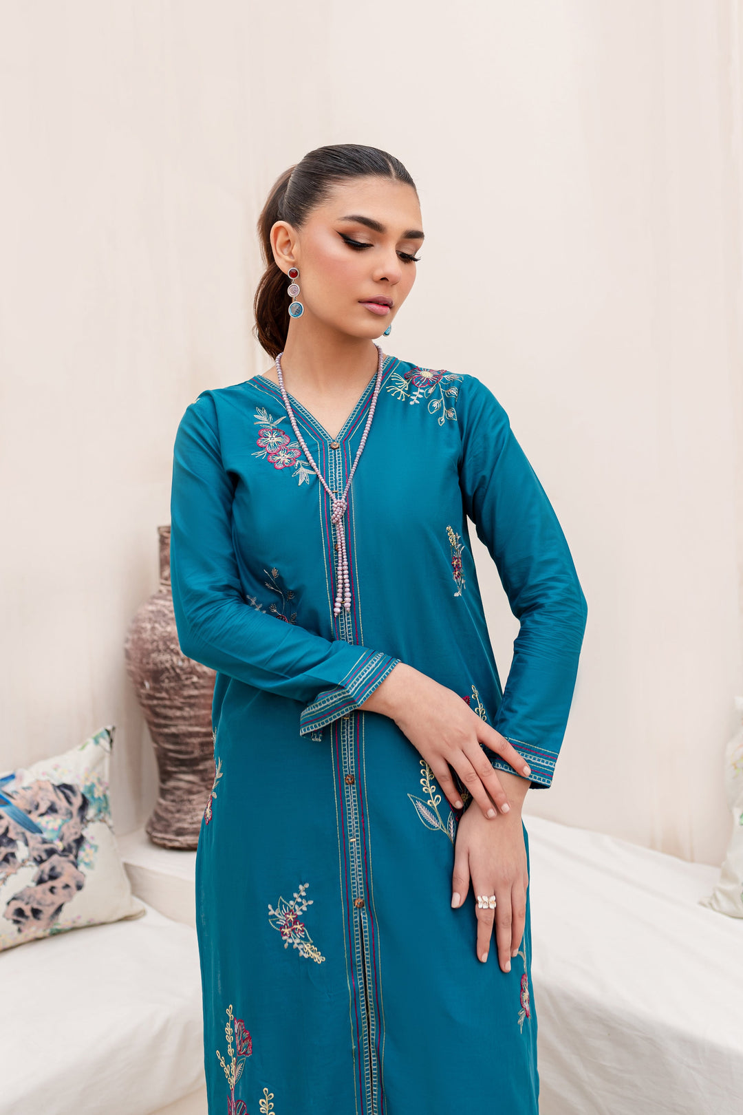 Jordy 2Pc - Embroidered Lawn Dress - BATIK