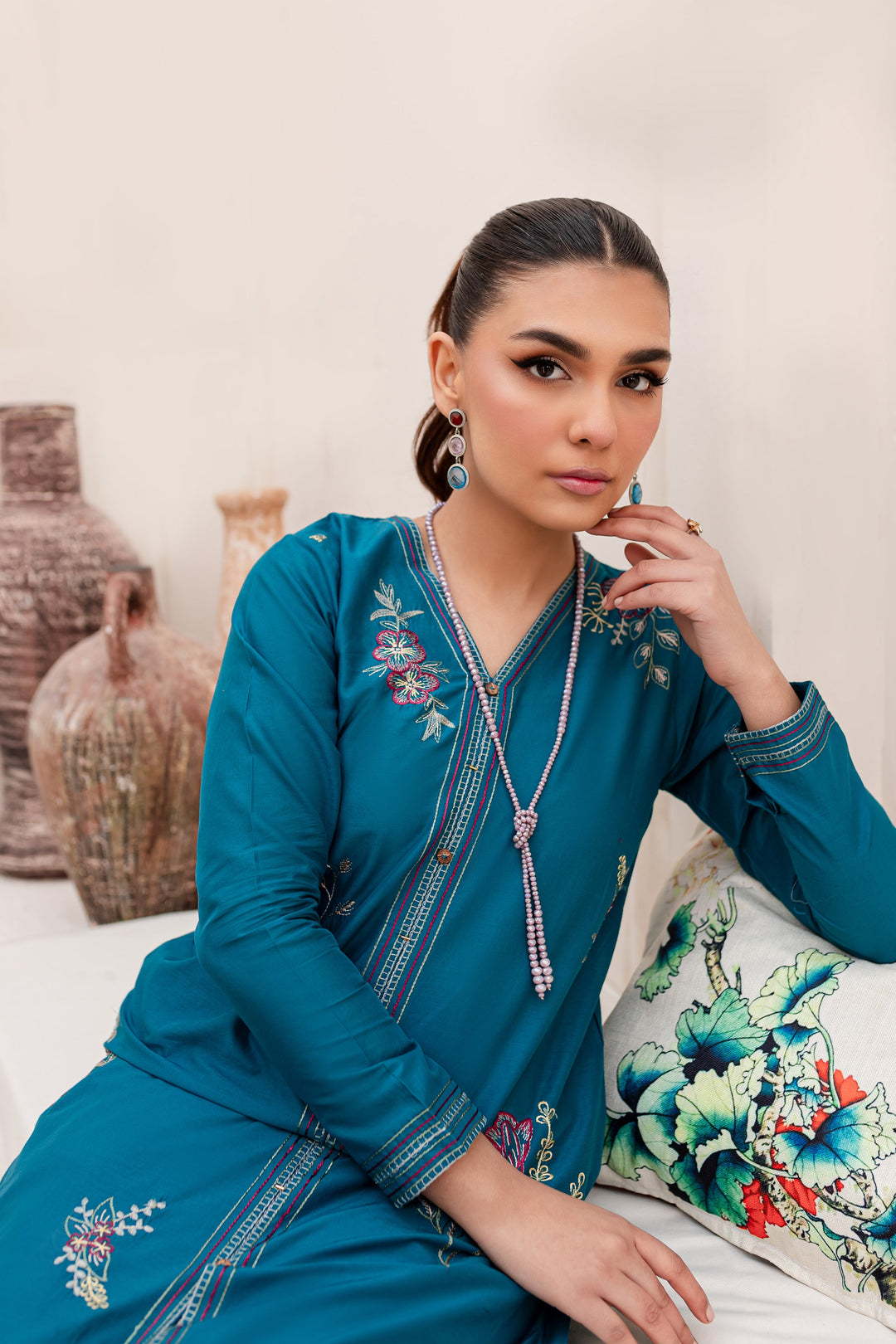 Jordy 2Pc - Embroidered Lawn Dress - BATIK