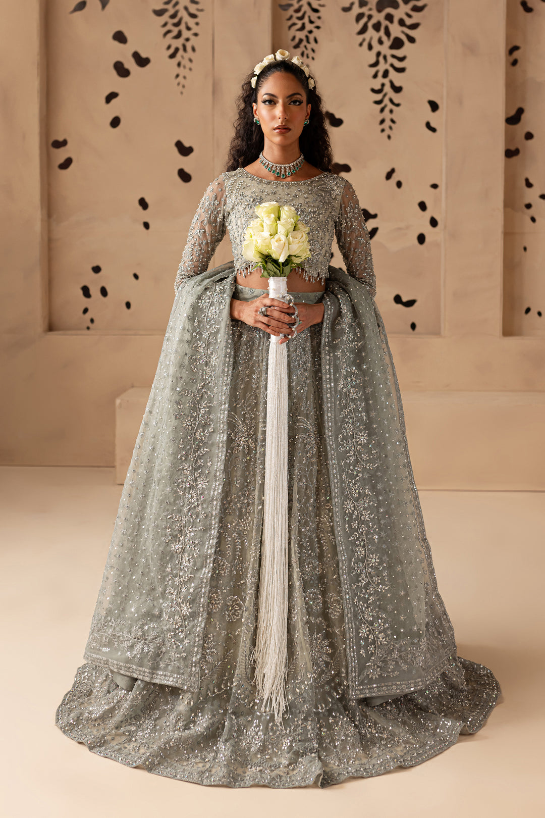 Hanzla 4Pc - Bridal Dress