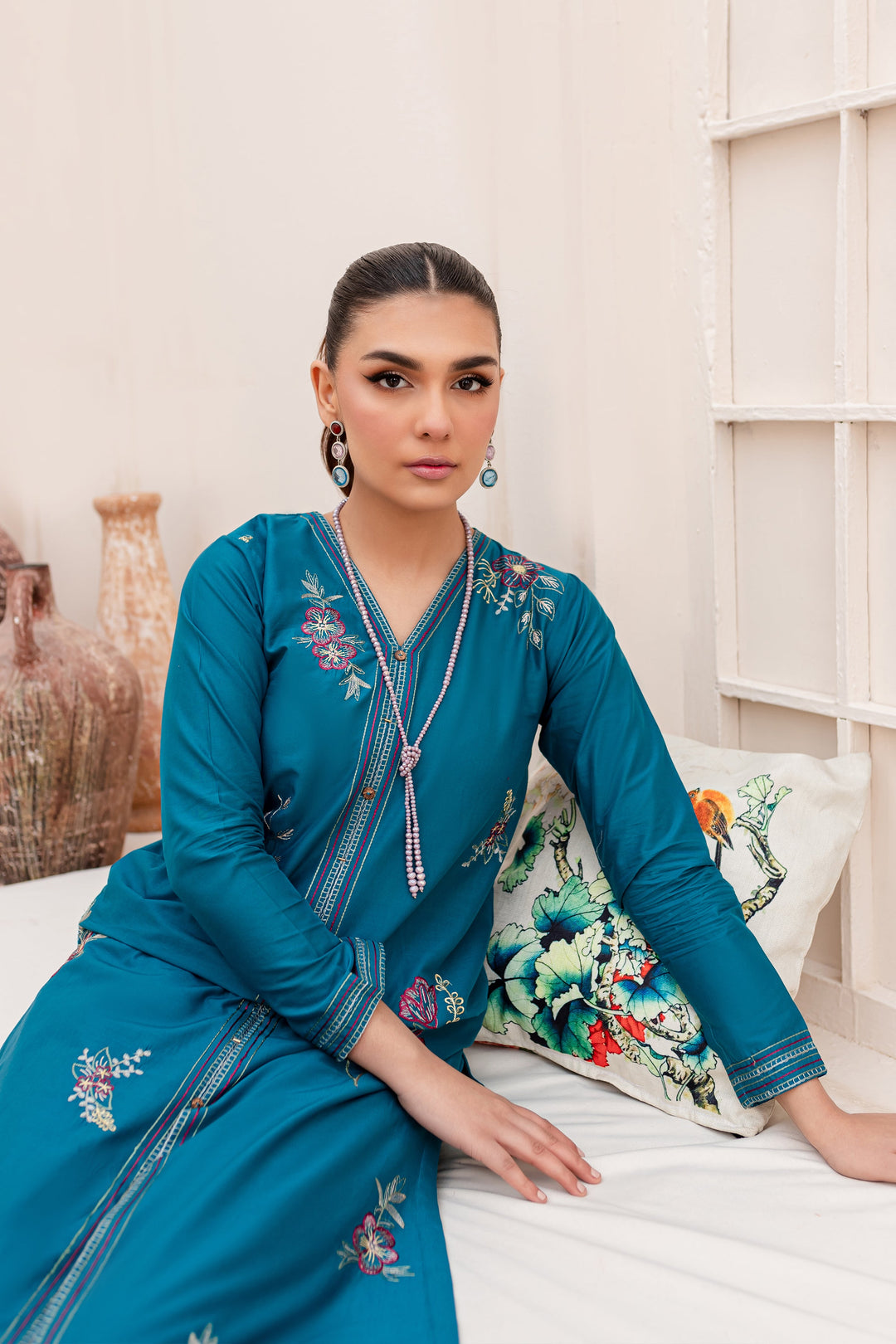 Jordy 2Pc - Embroidered Lawn Dress - BATIK