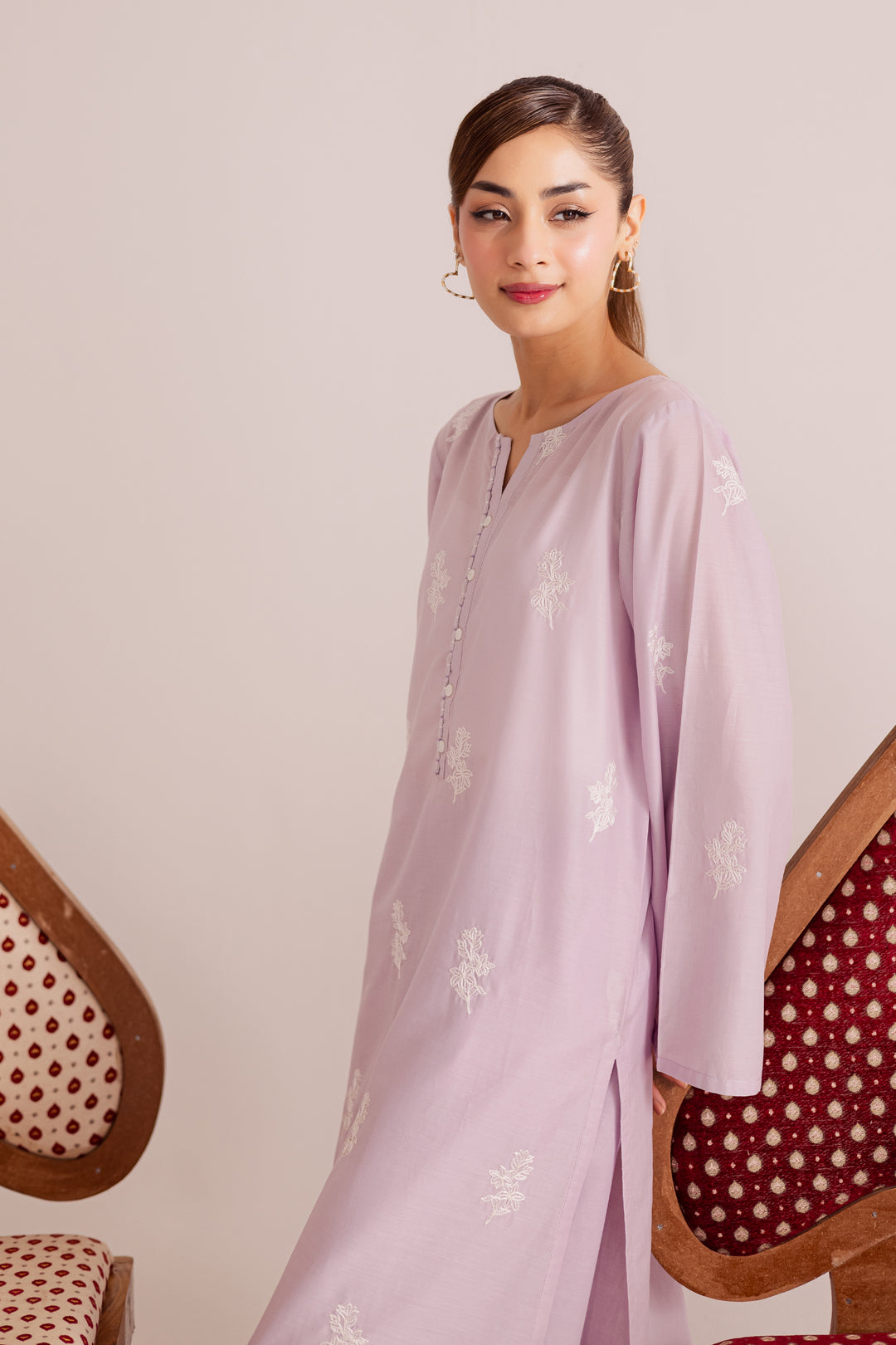 Maeve 2Pc - Embroidered Casual Pret