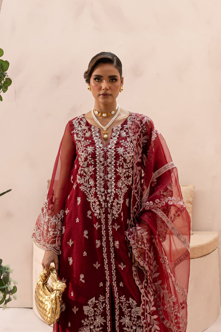 Ruby Rouge 3Pc - Embroidered Luxe PRET