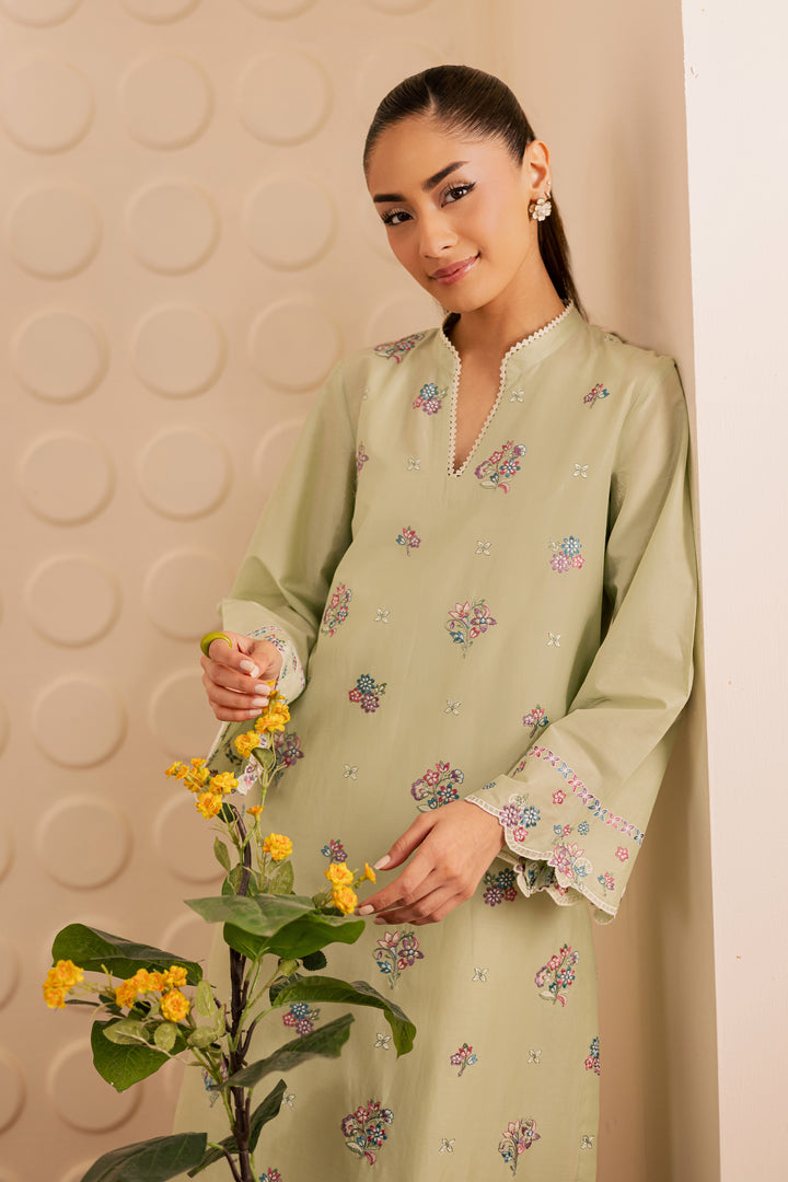 Sage Whisper 2pc - Embroidered Lawn Pret