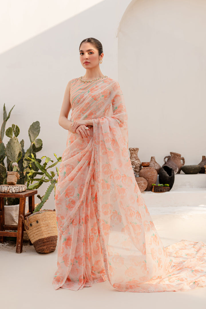 Aspin 4Pc - Luxe PRET Saree - BATIK