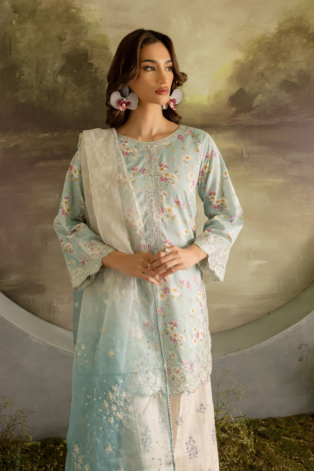 Gia 3Pc - Printed Lawn Dress