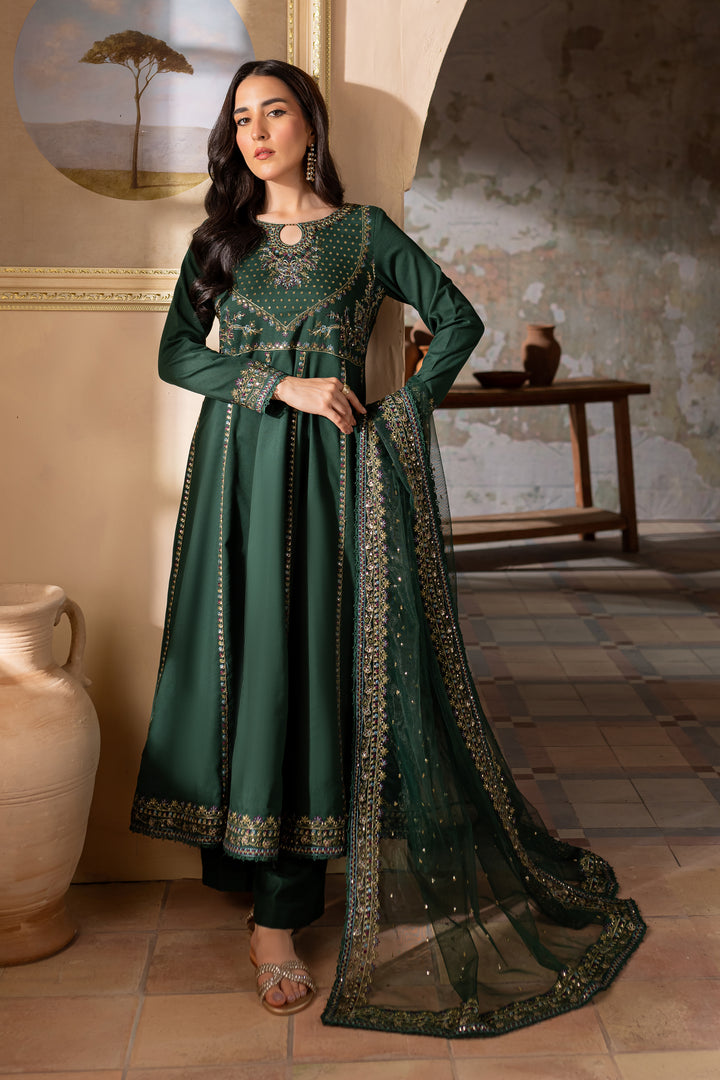 Mystic 3Pc - Embroidered Karandi Dress