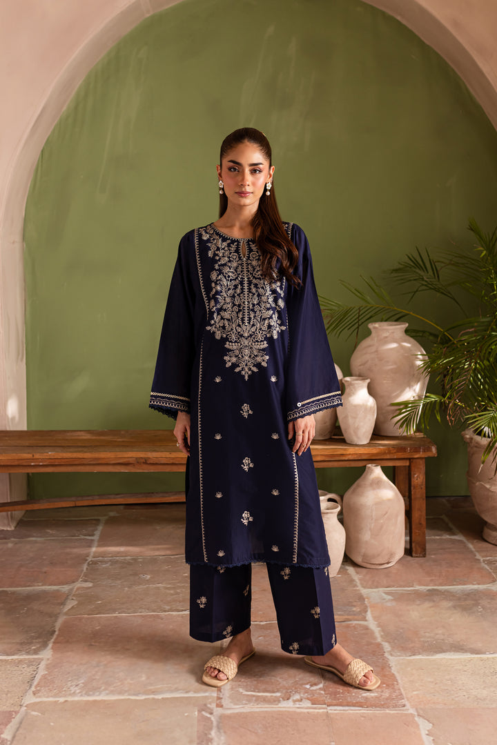 Elysium 2Pc - Embroidered Lawn Dress