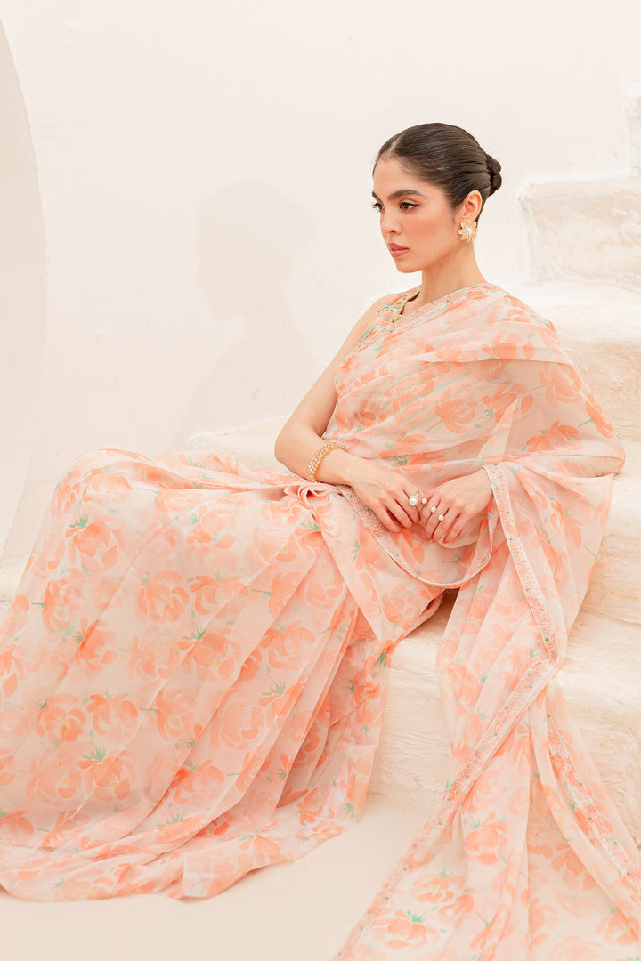 Aspin 4Pc - Luxe PRET Saree - BATIK