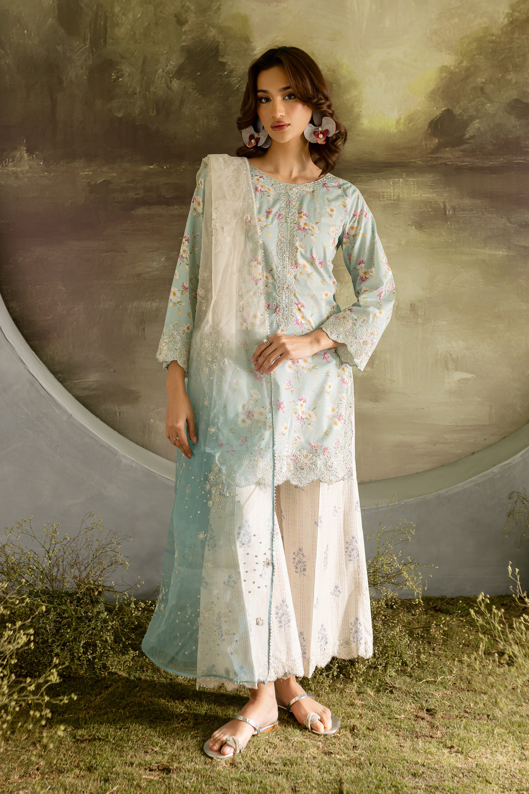 Gia 3Pc - Printed Lawn Dress