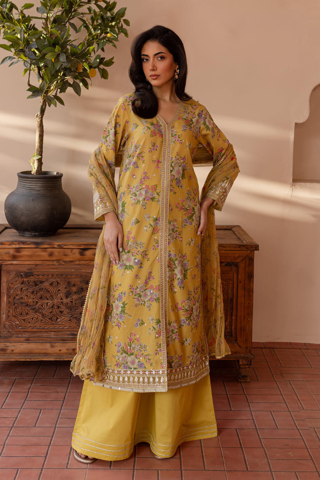 Amal 3Pc - Printed Lawn Dress