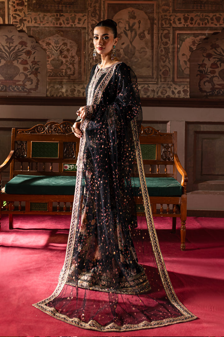 Elea 3Pc - Embroidered Luxe Pret