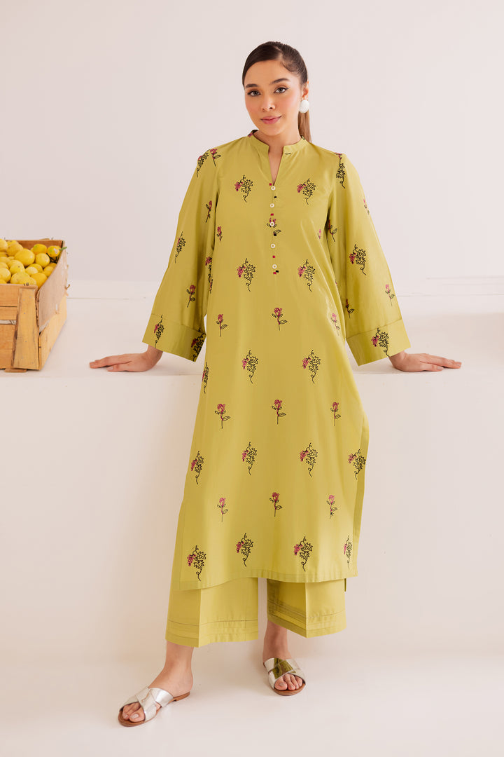 Chloris 2Pc - Embroidered Casual Pret