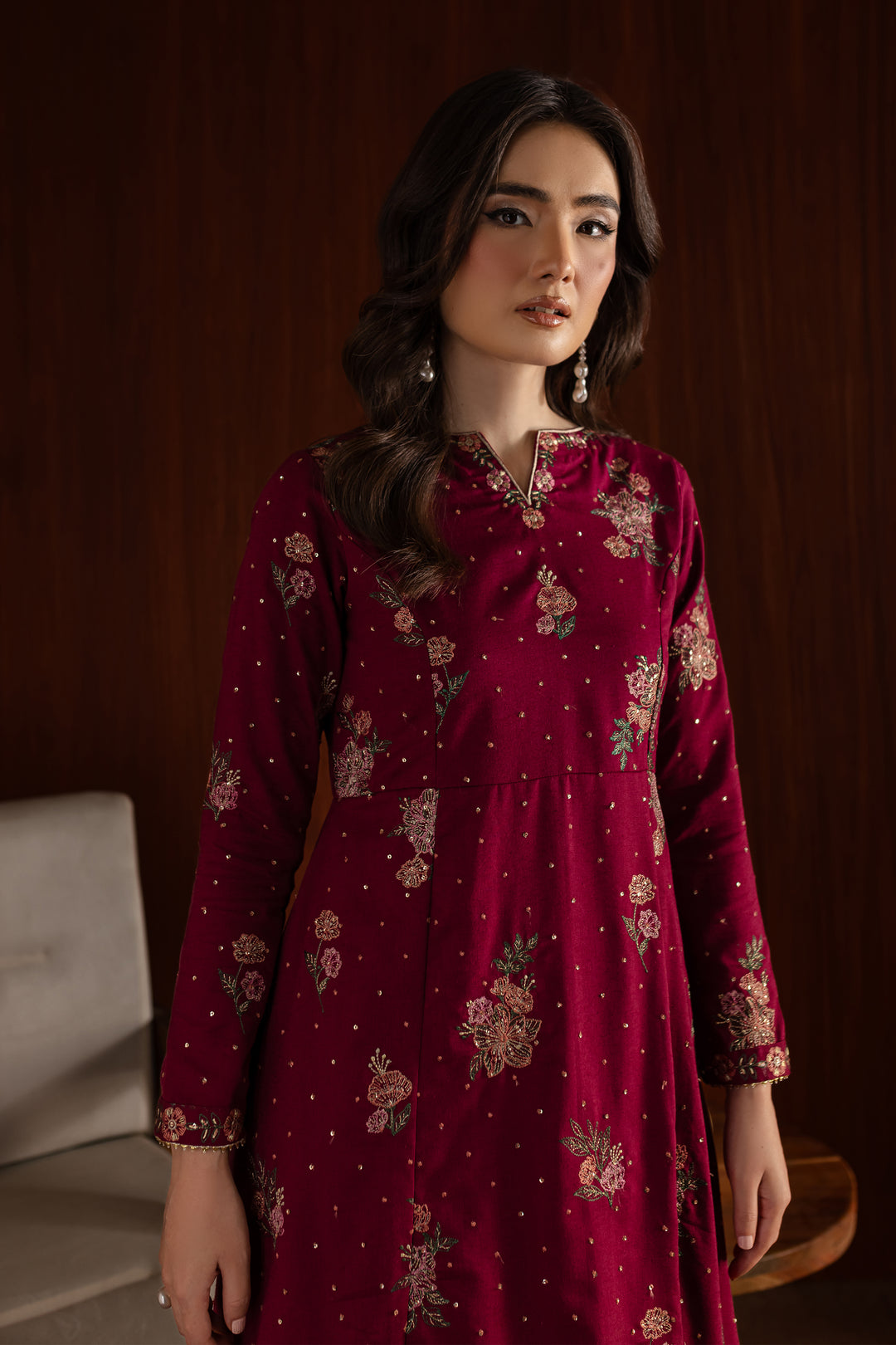 Blaze 2Pc - Embroidered karandi Dress