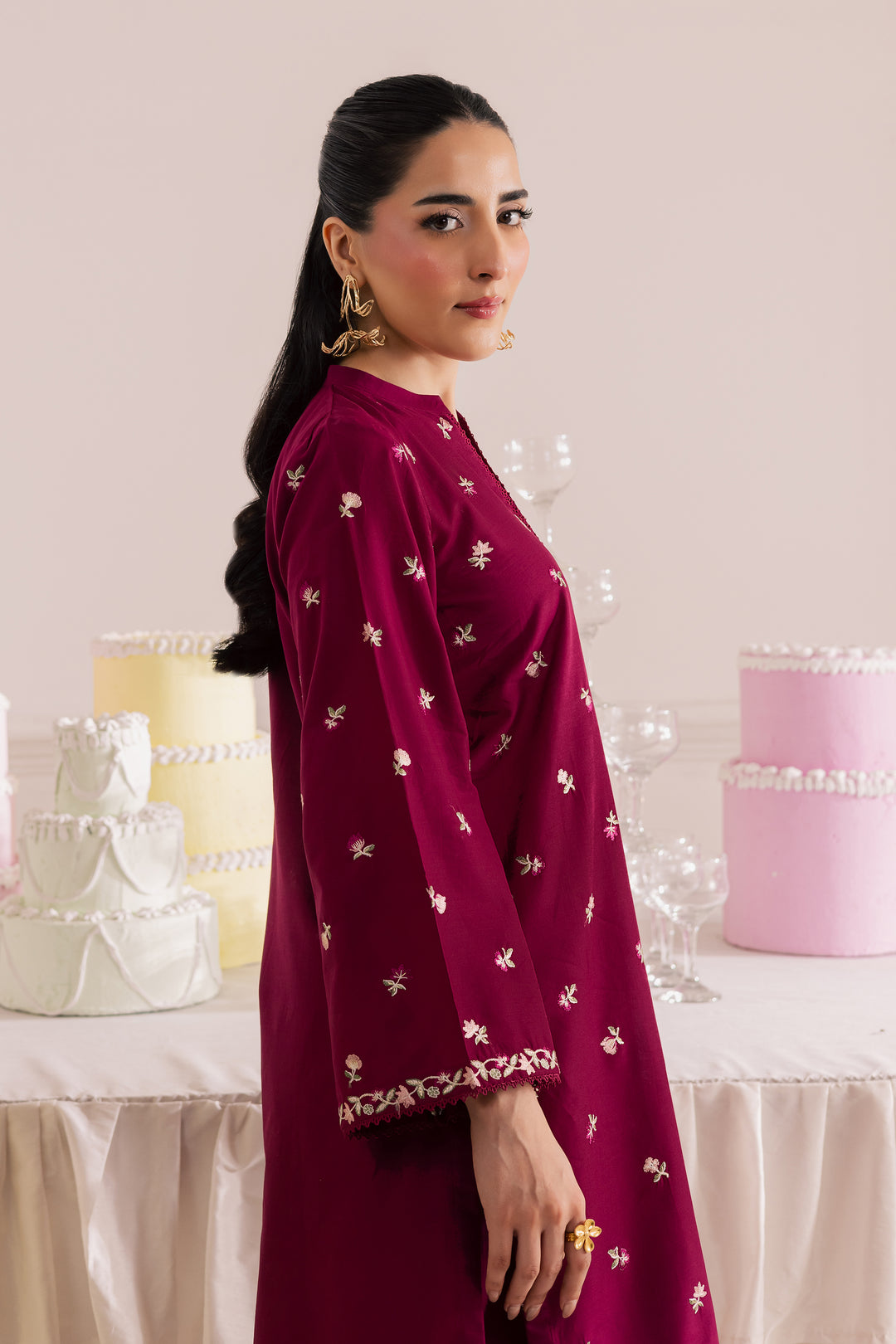 Marshal 2Pc - Embroidered Casual Pret