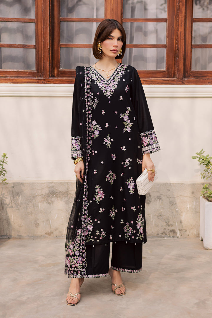 Raeqa 3Pc - Festive Embroidered Lawn