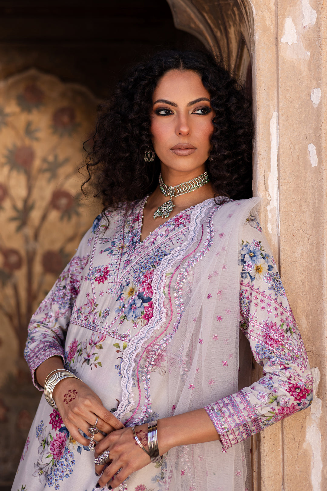 Serenity 3Pc- Printed Lawn Dress