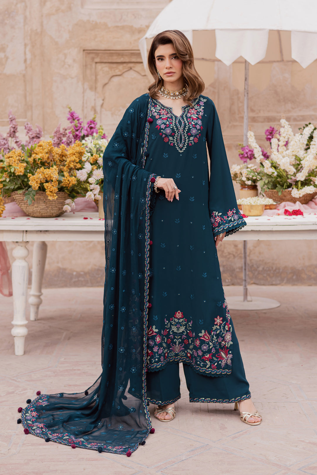 Elodia 3Pc - Festive Luxe Pret