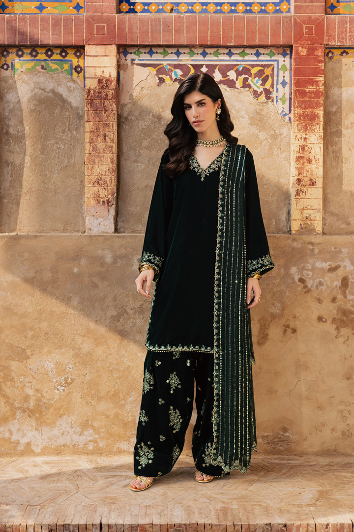 Noble Green 3Pc - Festive Velvet Pret