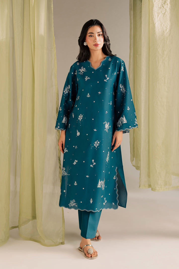 Sugar Sky 2Pc - Embroidered Lawn Dress