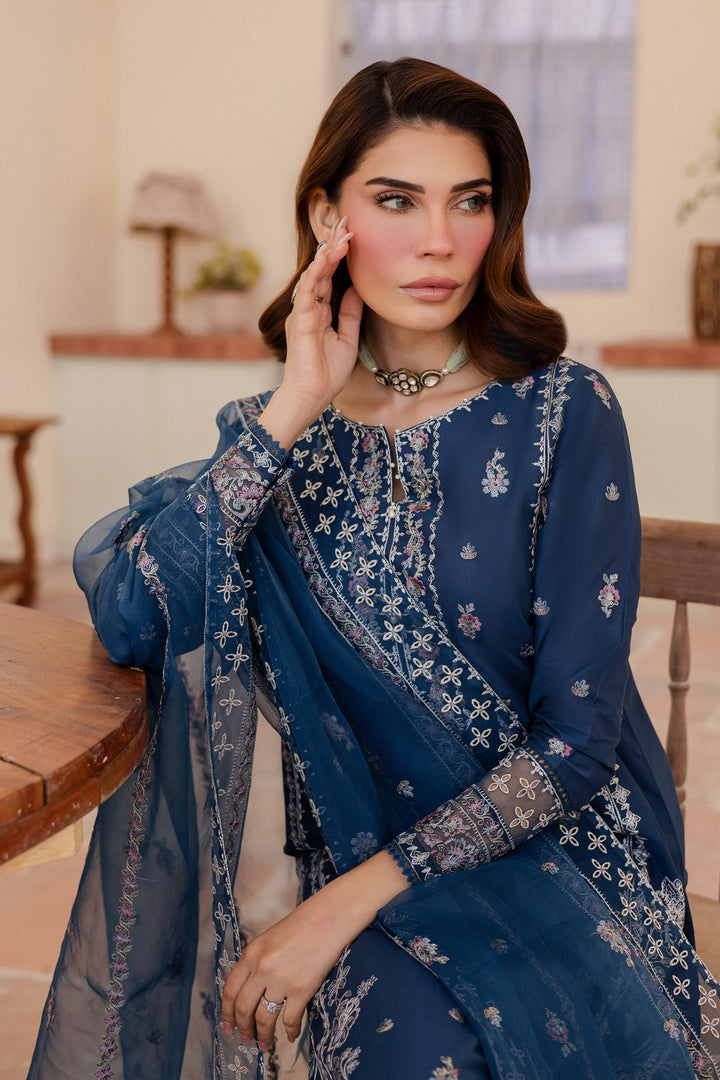 Alana 3Pc - Embroidered Lawn Dress
