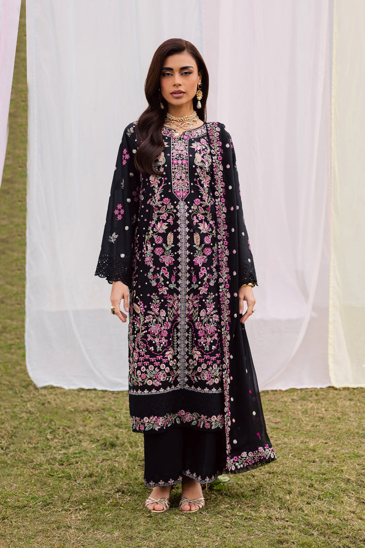 Rene 3Pc - Festive Embroidered Lawn