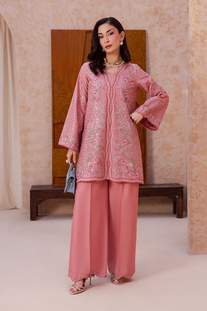 Taffy Blush 2Pc - Festive Embroidered Lawn