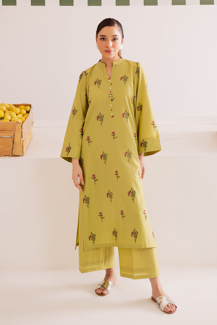 Chloris 2Pc - Embroidered Casual Pret