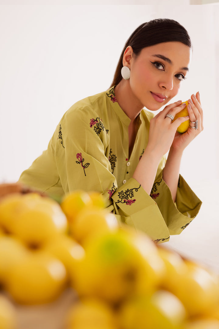 Chloris 2Pc - Embroidered Casual Pret