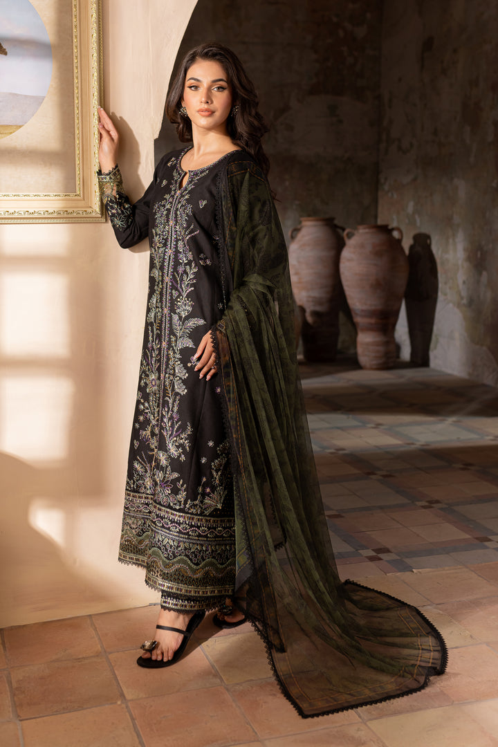 Venecia 3Pc - Embroidered Karandi Dress