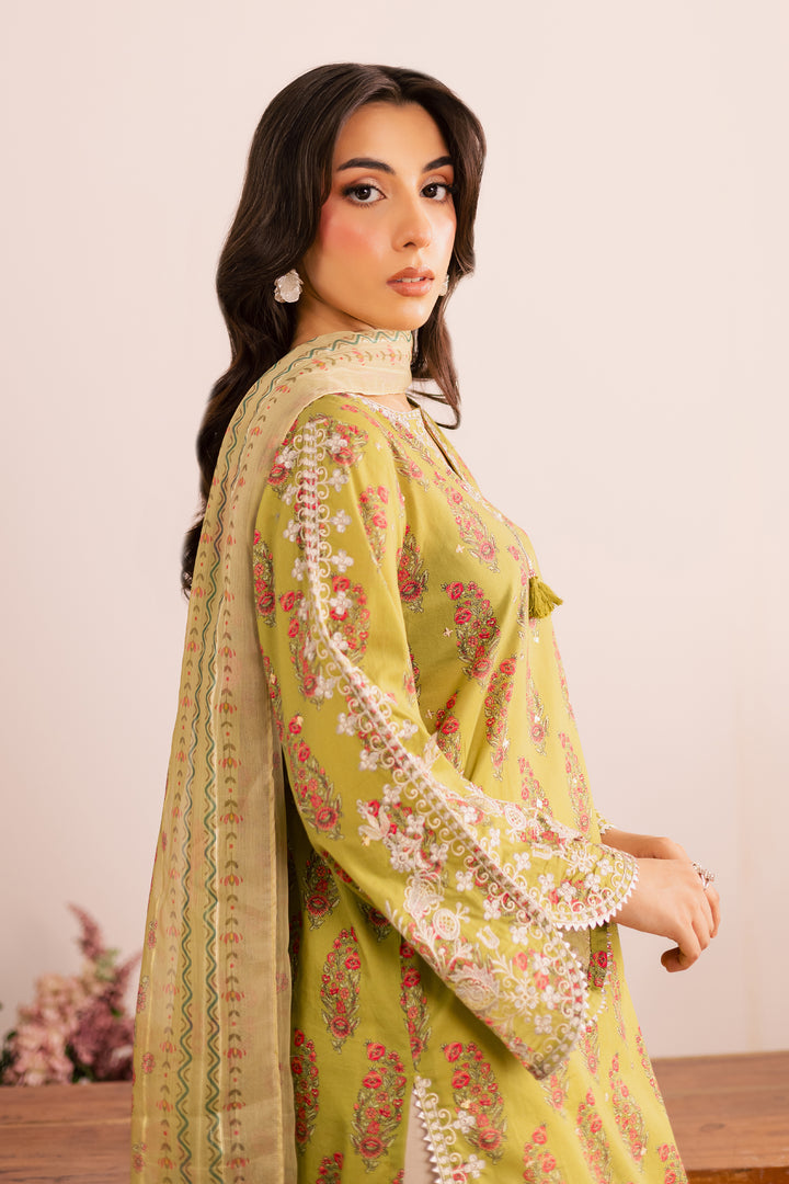 Curtz 3Pc - Printed Lawn Dress