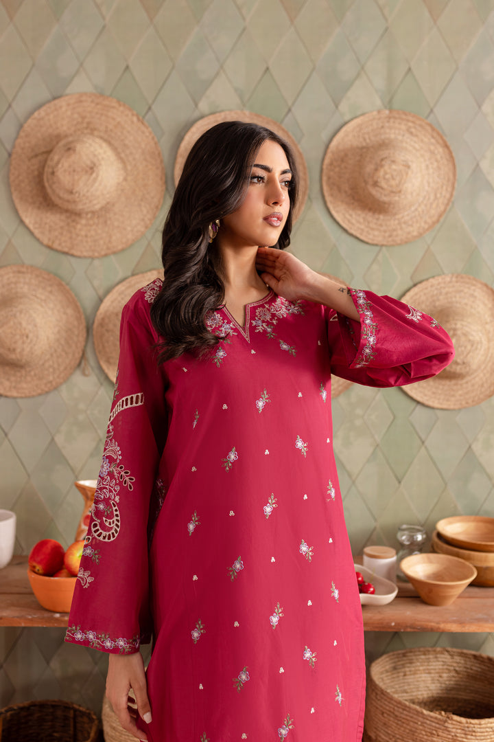 Blush Bunny 2Pc - Embroidered Lawn Dress