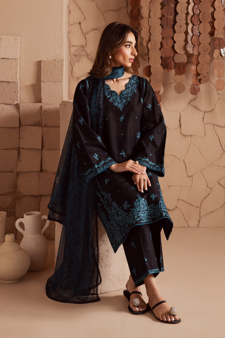 Tea light 3Pc - Embroidered Lawn Dress