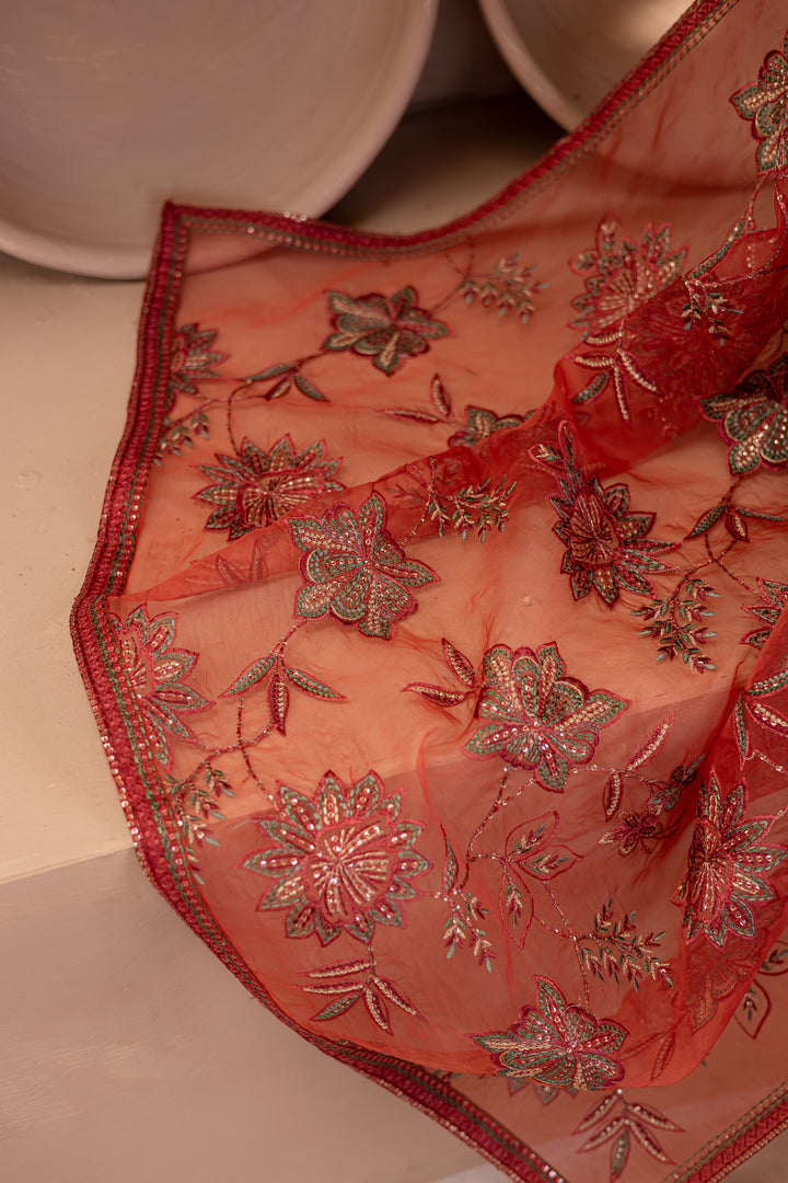 Oran 3Pc - Embroidered Luxe Pret
