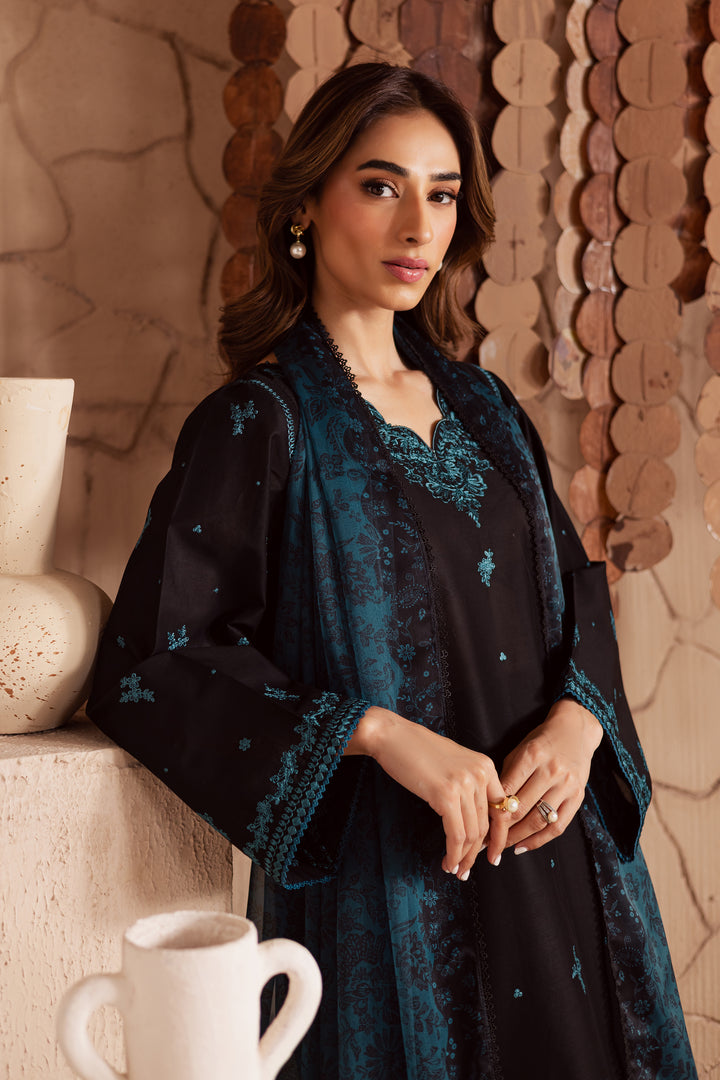 Tea light 3Pc - Embroidered Lawn Dress
