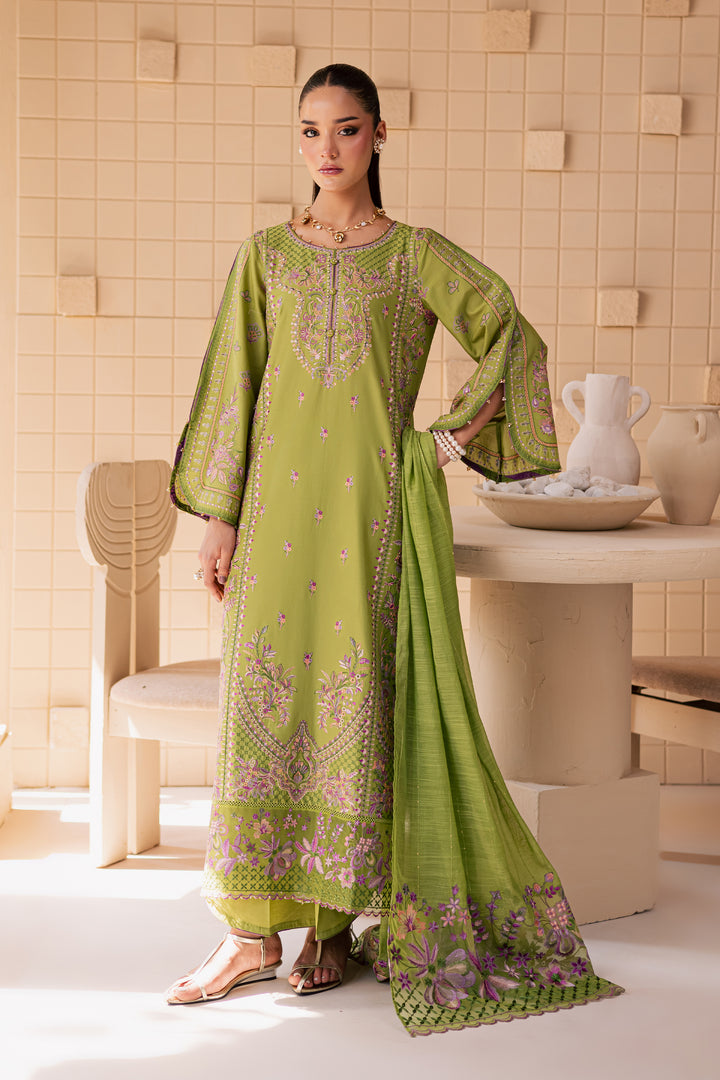 Danica 3Pc - Embroidered Lawn Dress