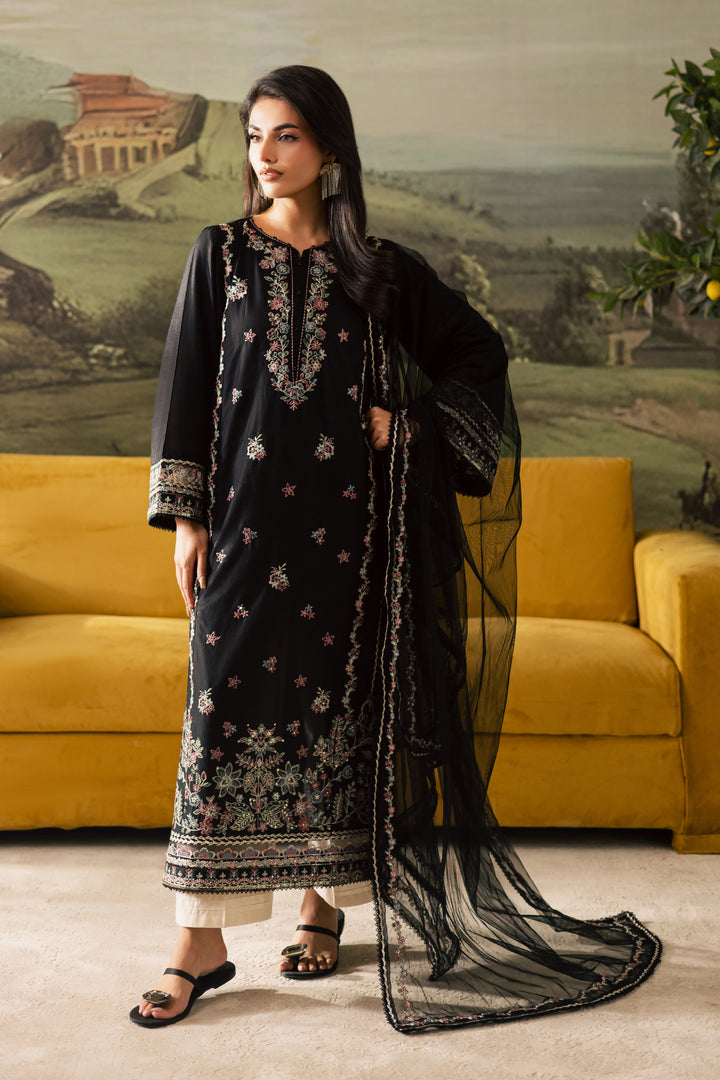 Black Moon 3Pc - Embroidered Lawn Pret