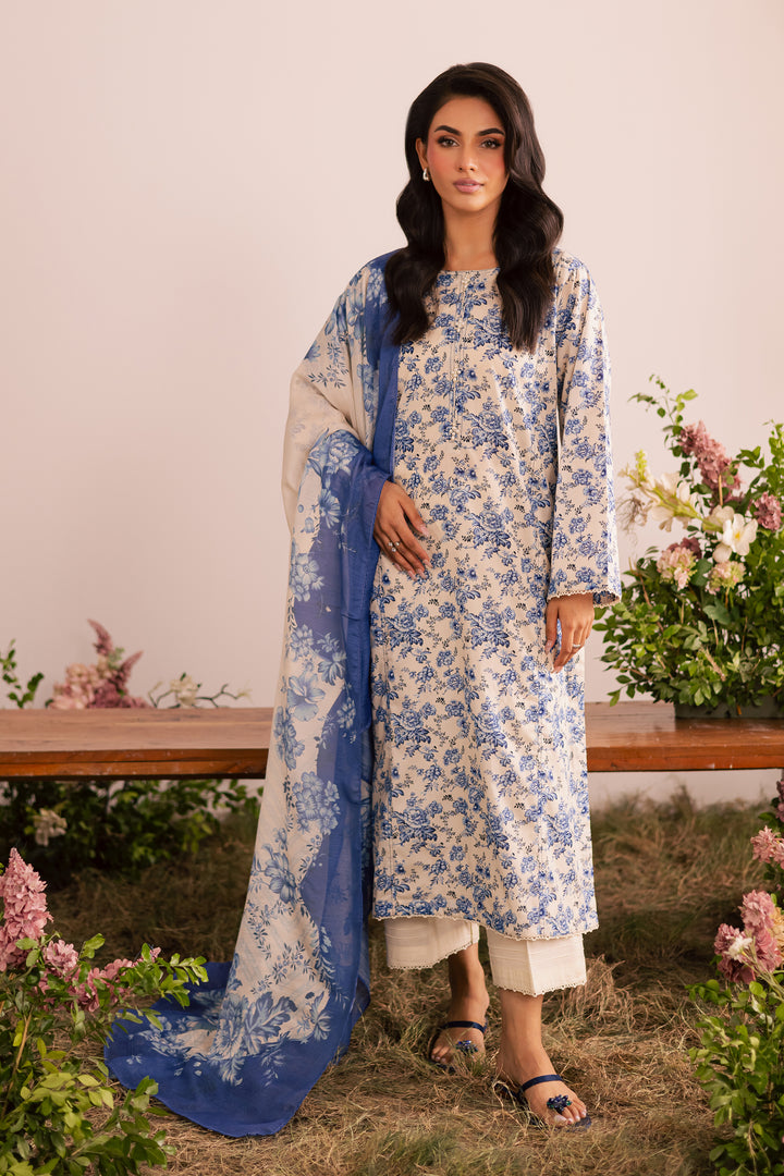 Vivi 3Pc - Printed Lawn Dress