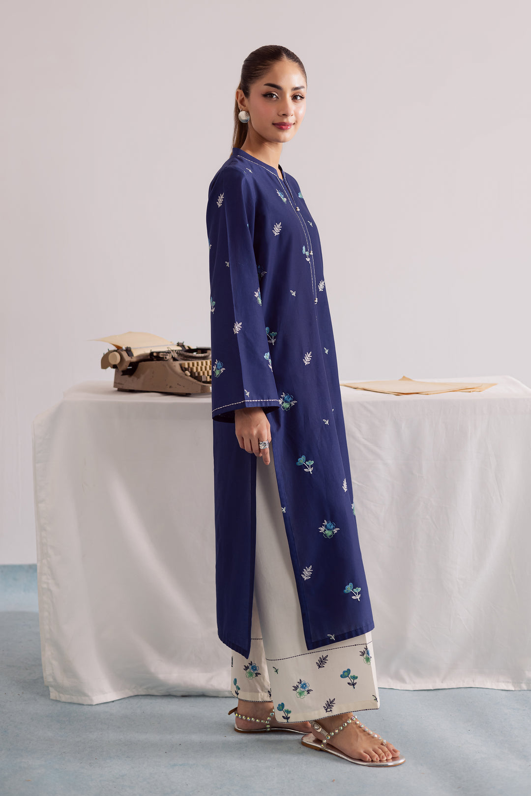 Zaira 2Pc - Embroidered Casual Pret