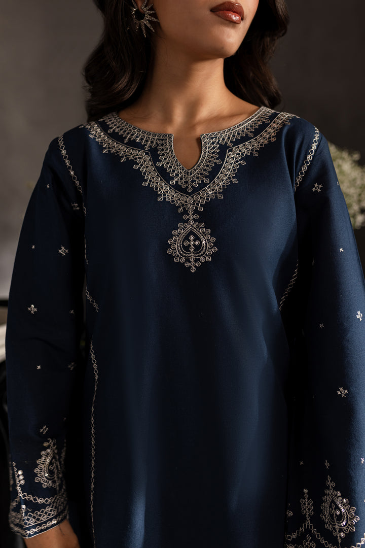 Jiya 2pc - Embroidered Khaddar dress