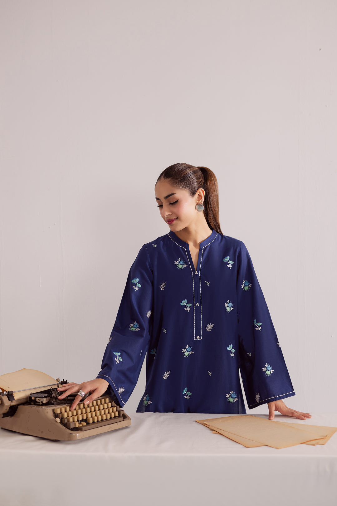Zaira 2Pc - Embroidered Casual Pret